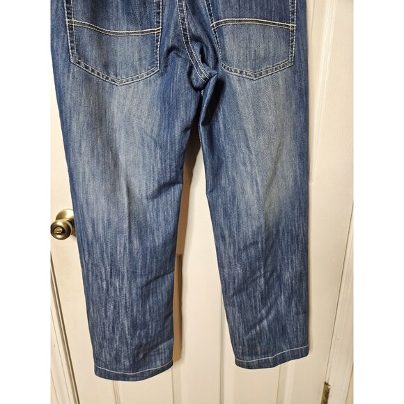 Vintage Y2K South Pole Denim Jeans 36x30 Hip Hop Thick Stitch Mens - Picture 9 of 11
